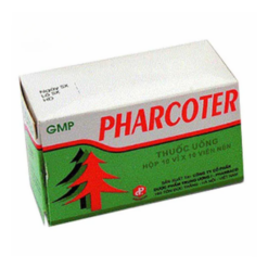 Thuốc Pharcoter 10mg điều trị ho (Hộp 10 Vỉ x 10 Viên)