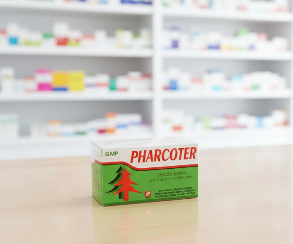 Thuốc Pharcoter 10mg điều trị ho (Hộp 10 Vỉ x 10 Viên)