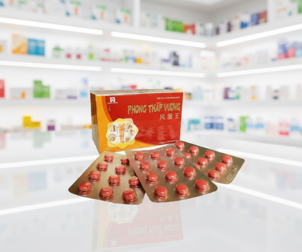 Thuốc Phong Thấp Vương chữa các bệnh phong thấp và đau dây thần kinh (Hộp 5 Vỉ x 12 Viên)