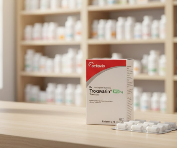 Thuốc Troxevasin 300mg điều trị suy tĩnh mạch mạn tính, trĩ cấp (Hộp 5 vỉ x 10 viên)