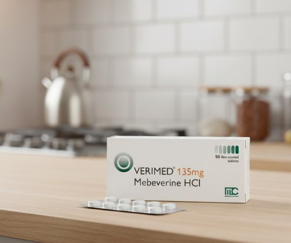 Thuốc Verimed 135mg điều trị hội chứng ruột kích thích (Hộp 5 vỉ x 10 viên)