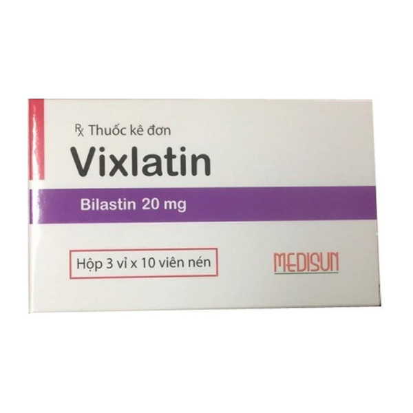 thuoc-vixlatin-20mg-dieu-tri-viem-mui-di-ung-hop-3-vi-x-10-vien Thuốc Vixlatin 20mg điều trị viêm mũi dị ứng (Hộp 3 Vỉ x 10 Viên)
