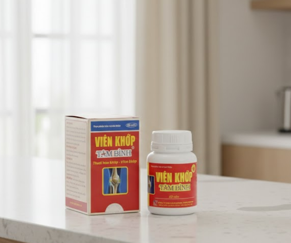 Viên Gout Tâm Bình hỗ trợ giảm triệu chứng đau do gút (Hộp 1 chai 60 viên)