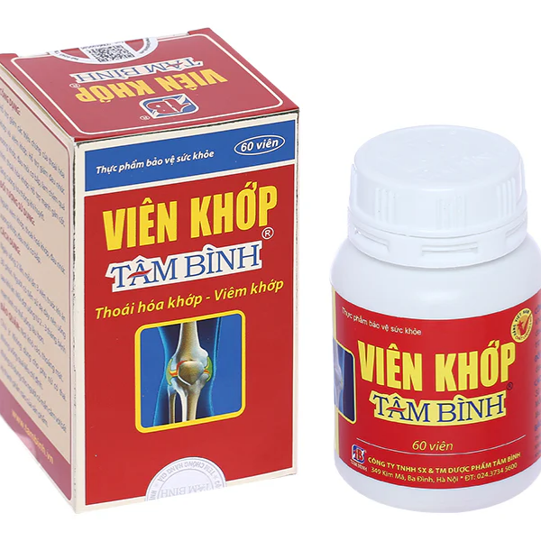 vien-gout-tam-binh-ho-tro-giam-trieu-chung-dau-do-gut-hop-1-chai-60-vien Viên Gout Tâm Bình hỗ trợ giảm triệu chứng đau do gút (Hộp 1 chai 60 viên)