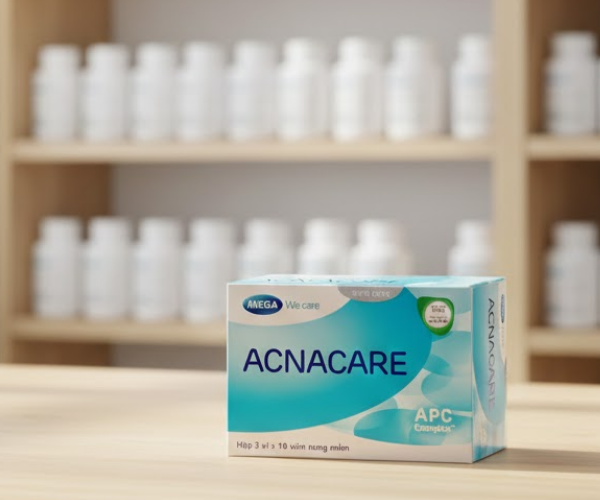 Viên uống Acnacare bổ sung chất chống oxy hóa, ngăn ngừa mụn (Hộp 3 Vỉ x 10 Viên)