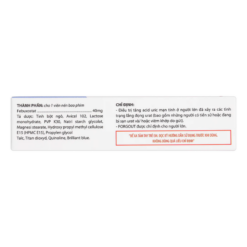 vien uong forgout tri tang acid uric man tinh viem khop do gut hop 2 vi x 15 vien 3