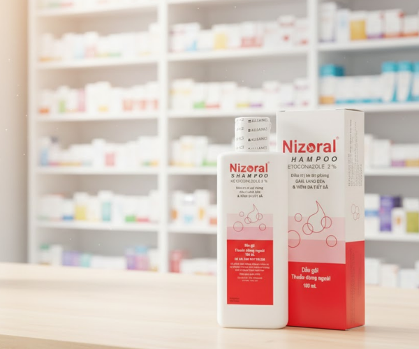 Dầu gội Nizoral Shampoo Janssen điều trị và dự phòng gàu, lang ben và viêm da tiết bã (Chai 100ml)
