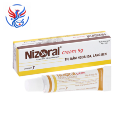 Thuốc Nizoral Cream điều trị nấm ngoài da, lang ben (Tuýt 5g)