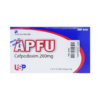 Thuốc Apfu 200mg điều trị các nhiễm khuẩn hô hấp (Hộp 1 vỉ x 10 viên)