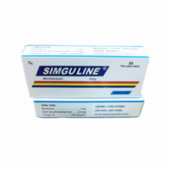 thuoc simguline 5mg dieu tri benh ly hen suyen va di ung voi vai tro la lieu phap du phong hop 3 vi x 10 vien 3