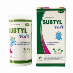 Thuốc Subtyl Fort giảm dấu hiệu loạn khuẩn đường ruột và bổ sung Lysine, lợi khuẩn (Lọ 20 viên)