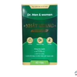 Viên uống Nhất Khang hỗ trợ giảm sự phát triển u xơ, tuyến tiền liệt ở nam và nữ (Hộp 60 viên)