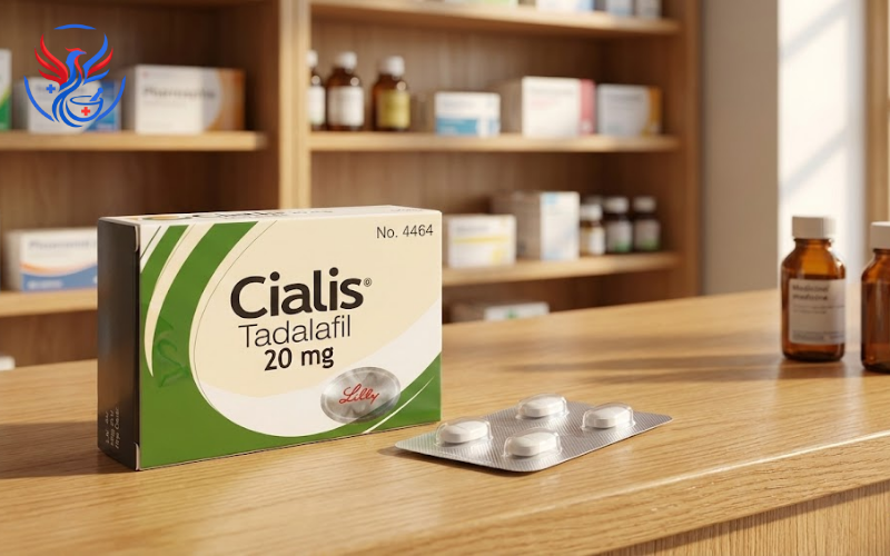 Thuốc Cialis 20mg điều trị rối loạn cương dương (Hộp 1 Vỉ x 2 Viên)
