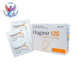 Thuốc Haginir 125 trị nhiễm khuẩn, nhiễm trùng nhẹ và vừa (Hộp 24 Gói x 1.5g)