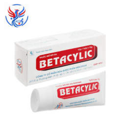 Thuốc mỡ Betacylic điều trị bệnh vẩy nến, vảy da dầu (Hộp 1 Tuýp x 15g)