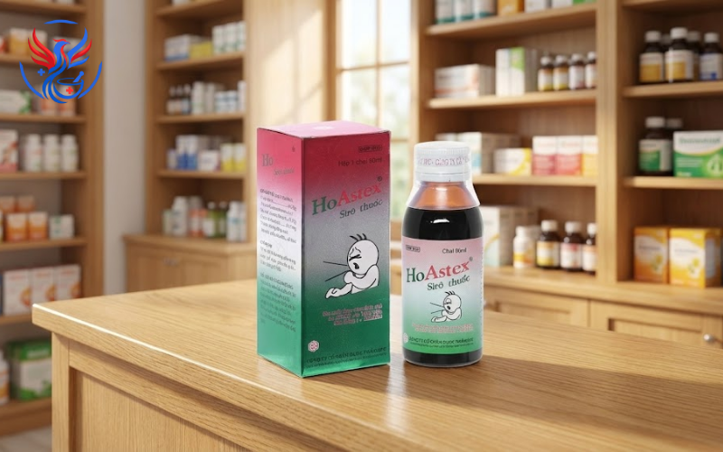 Siro thuốc ho Astex điều trị ho, giảm ho trong viêm họng, viêm phế quản (Chai 90ml)
