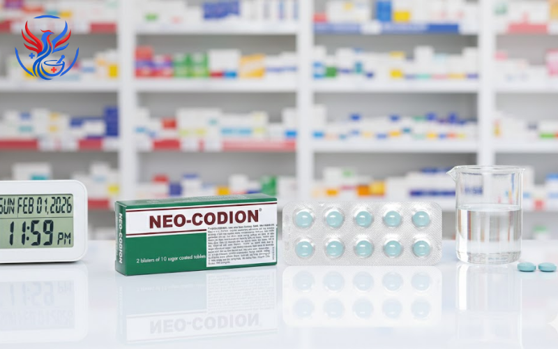 Thuốc Neo-Codion điều trị triệu chứng ho khan (Hộp 2 Vỉ x 10 Viên)