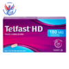 Thuốc Telfast HD 180mg điều trị viêm mũi dị ứng, mày đay ( Hộp 1 Vỉ x 10 Viên)