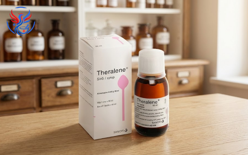 Thuốc Theralene điều trị mất ngủ, viêm mũi (Hộp 1 Chai x 90ml)