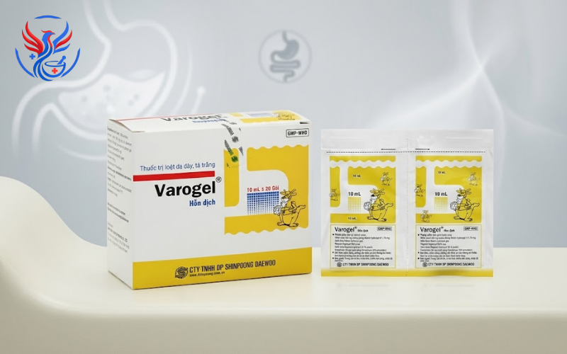 Thuốc Varogel điều trị viêm loét dạ dày, tá tràng (Hộp 20 gói)