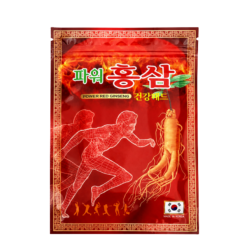 Cao dán hồng sâm Power Red Ginseng Daedong Korea Ginseng (Bịch 20 miếng)