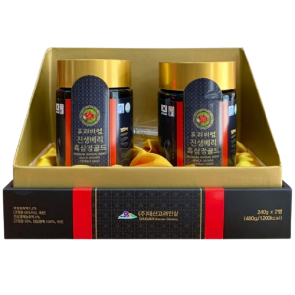 Cao hắc sâm Hàn Quốc Daesan Hỗ trợ bồi bổ cơ thể (Hộp 2 lọ x 240g)
