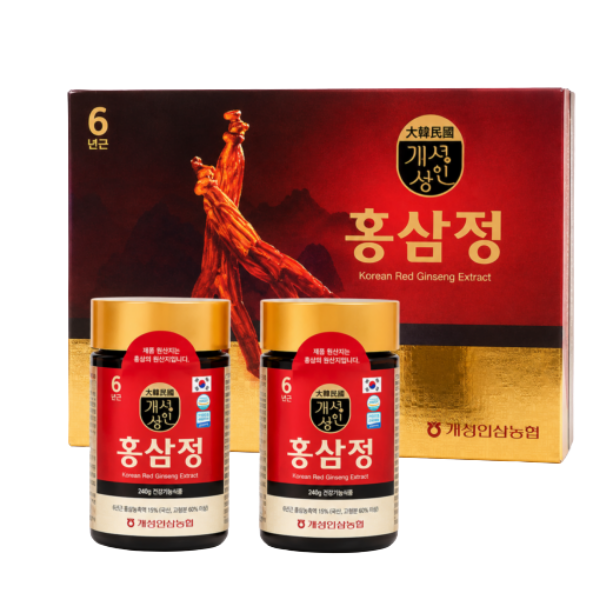 Cao Hồng Sâm Hàn Quốc Nonghyup Nonghyup (Hộp 2 lọ x 240g)