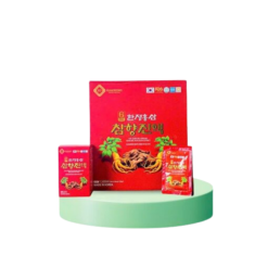 Nước hồng sâm trầm hương Hàn Quốc Hanjeong (Hộp 30 gói x 50ml)